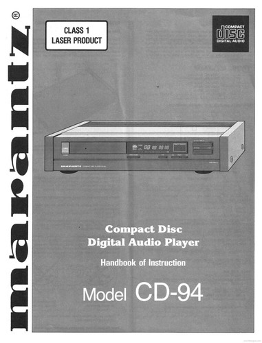 Marantz lettore cd - marantz,
