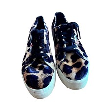 Superga Leopard Print Platform