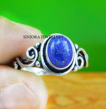 Anello regalo fatto a mano in argento sterling 925 con pietra preziosa...