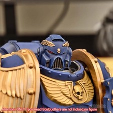 Delicato modello scolpito testa di soldato blu per action figure martello da guerra Joytoy