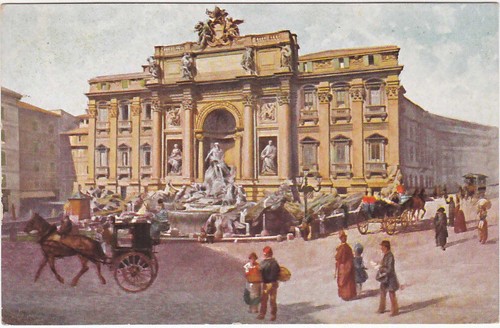 Roma fontana di trevi - -,