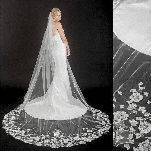 Velo sposa pizzo fiori - da,