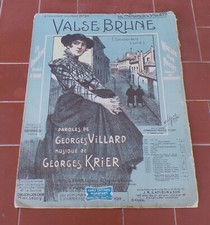 Spartito valse brune georges - valse,
