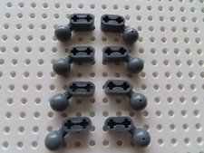 Lego 8 x Technic braccio di sollevamento 1x2 con testa a sfera 50923 nuovo grigio scuro 7066 8107 75040