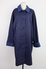 AQUASCUTUM TRENCH CAPPOTTO COTONE DONNA TG. XXL COAT WOMAN CASUAL VINTAGE