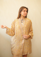 Kimono Duster In Seta Pura