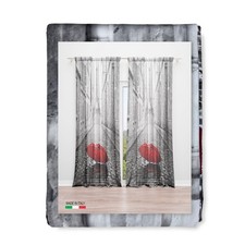 TENDA PARIGI CON L'OMBRELLO cm.160X240 confezionata MADE in ITALY misto lino
