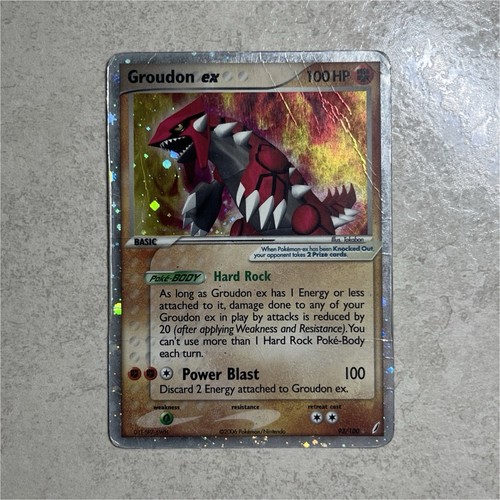 Pokemon groudon holo ex - groudon,