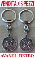 PORTACHIAVE KEYRING ARGENTO