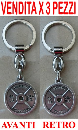 Portachiave keyring argento - keyring,