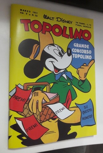 Walt disney topolino 25 - n.,