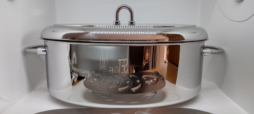 Casseruola ovale con - , coperchio
