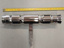 Silenziatore cromato universale da moto, SPEDIZIONE DISPONIBILE