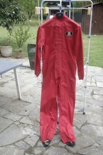 Tuta antipioggia rossa per moto