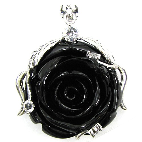 Pezzi ciondolo fiore - 2, rosa