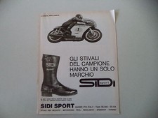 advertising Pubblicità 1973 SIDI e MV AGUSTA e GIACOMO AGOSTINI