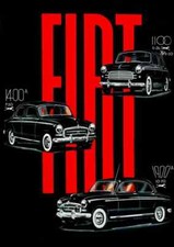 A4 Print 1955 Fiat 1100, 1400