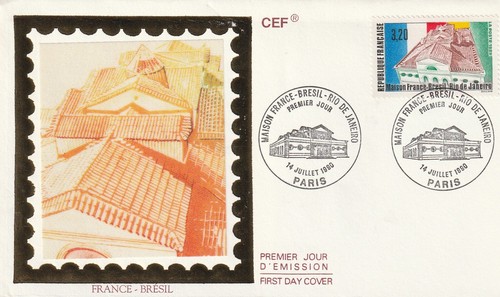 Francia 1990 fdc casa - francia,
