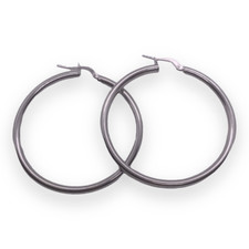 925% Silver Circle Earrings