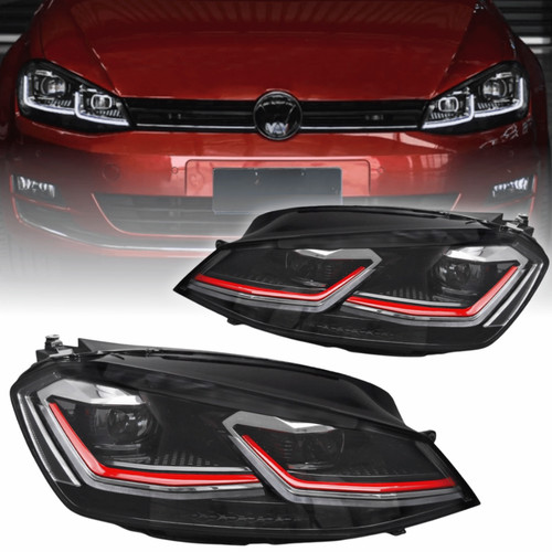 Kit fari full led red - led, per