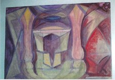 FUTURISMO Dinamismo Alberto Bragaglia 1925 ca Opere su carta CM50x70 Double Face