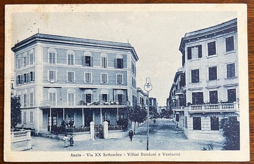 Cartolina epoca anzio - d', (rm)