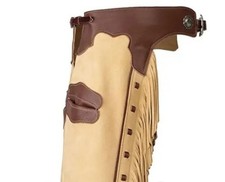 Western Leather Rodeo Chap |