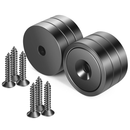 Magneti con foro kg - magneti, nero