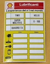 SHELL ETICHETTA ADESIVA