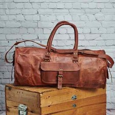 Borsone USA 24" in vera pelle