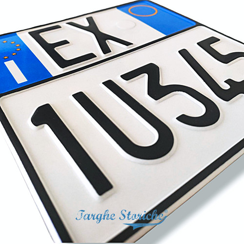 Targa moto rilievo europea - moto,