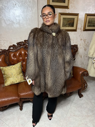 Giacca pelliccia volpe coat - giacca,