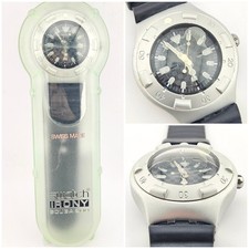 Swatch Irony Scuba 200 YDS4001 Vortex Obscure 1998 NOS Vintage Watch