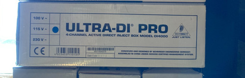 Behringer di4000 ultra - ultra-di, pro