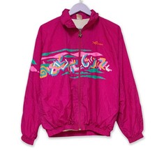 Giacca a vento Vintage rosa a