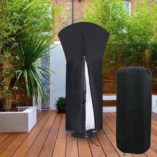 Sleek Black Patio Heater