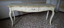 console in abete decorata con fregi rococò in stile veneziano