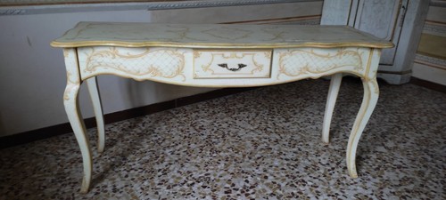 Console abete decorata con - abete,