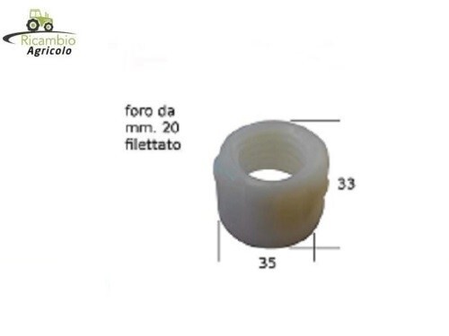 Ghiera fissa per manopola bcs - per,