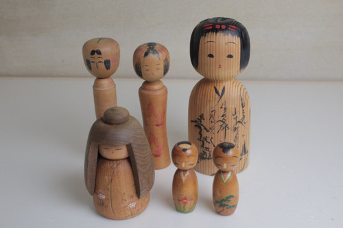 Kokeshi bambola giapponese - , in