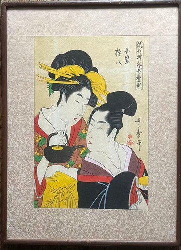 Kitagawa utamaro xilografia - utamaro,