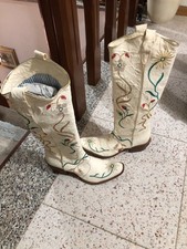 Stivali donna estivi ricamato