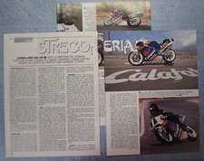 MOTOSPRINT989-RITAGLIO/CLIPPING/NEWS-1989- HONDA NSR 250 GP - 3 fogli 