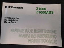 Kawasaki Libretto Uso E Manutenzione Istr. Ita/Sp/NL Z1000/ABS 2006/2007
