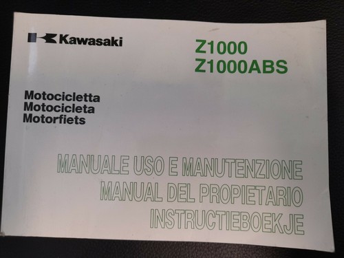 Kawasaki libretto uso - kawasaki, e