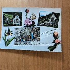 GROTTA DELLA MADONNA DI LOURDES - VIGO RENDENA - CARTOLINA A COLORI VIAGGIATA
