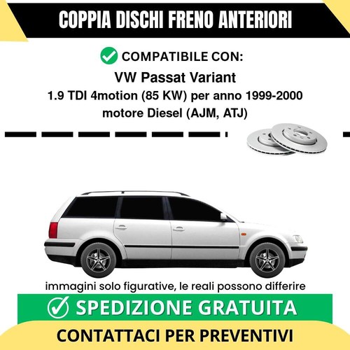 Coppia dischi freno anteriori - dischi,