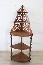 Elegante angoliera in noce