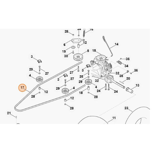 Stihl viking cinghia - stihl,