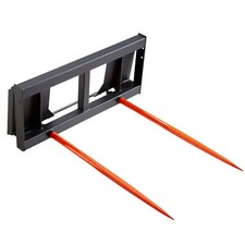 VEVOR Forca Balle di Fieno per Benna Trattore 2 Punti 1360 kg Trattori Minipale